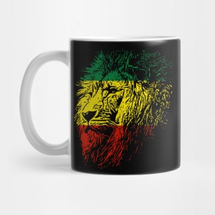 Rasta Lion Reggae Music Vibes Mug